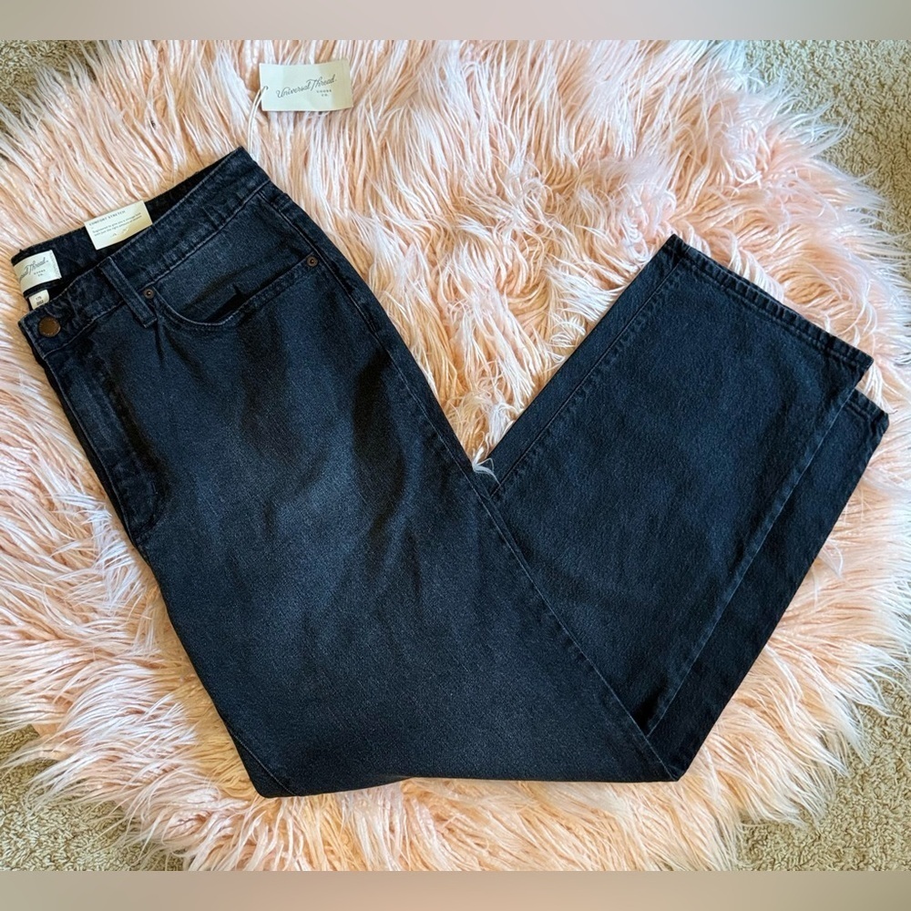Universal Threads Black 90s Straight Leg Jeans